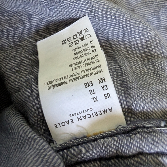 AE Super Soft Flannel Shirt Men's XL American Eagle Blue Plaid Button Up Comfy C - Picture 2 of 8